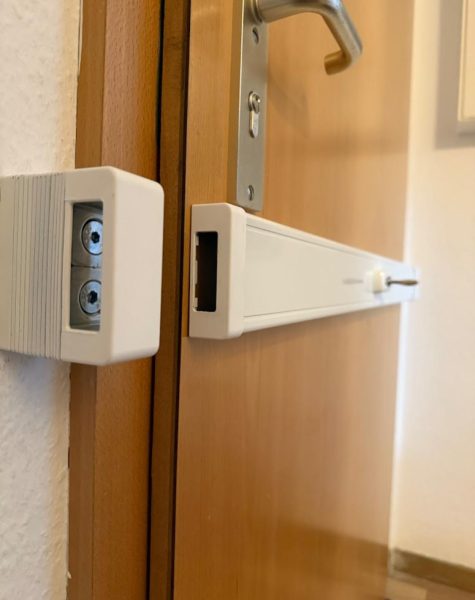 Panzerriegel (Querriegel) Einbau