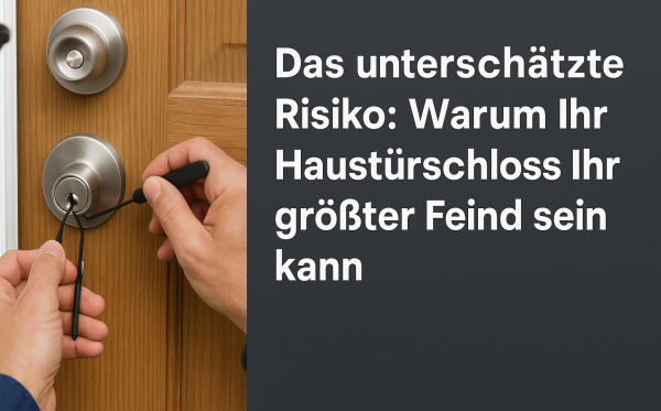 Das unterschätzte Risiko – Warum Ihr Haustürschloss Ihr größter Feind sein kann Das unterschätzte Risiko – Warum Ihr Haustürschloss Ihr größter Feind sein kann